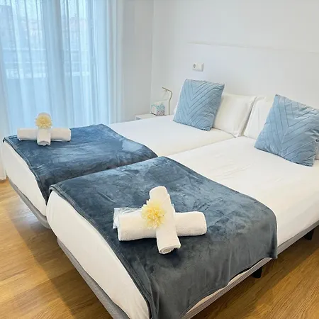 아파트 Mikain Terrace Cathedral View With Free Parking & Air Cond 산세바스티안